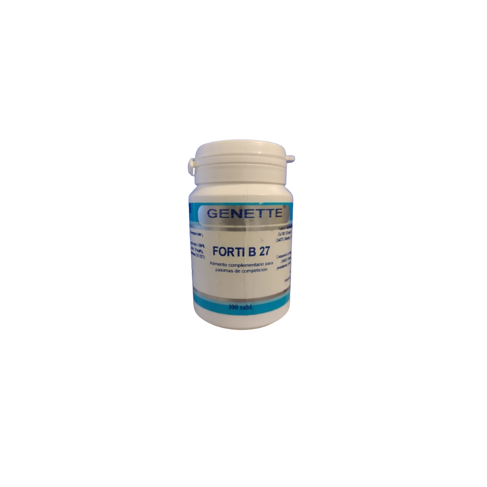 GENETTE FORTI B 27 Vitaminas Aminoácidos Y Minerales 100 Comprimidos