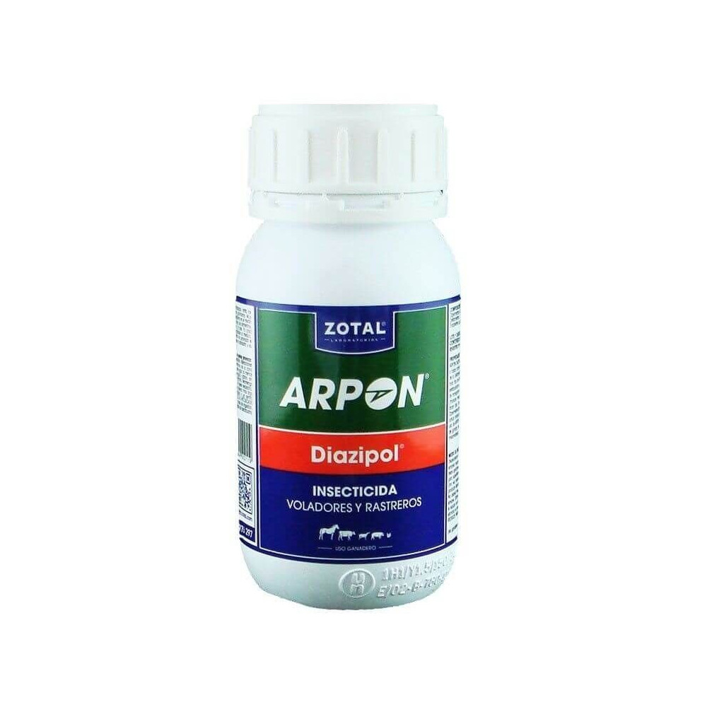Insecticida Para Insectos Voladores Y Rastreros ARPÓN DIAZIPOL 250 Ml