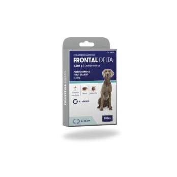 collar antiparasitario FRONTAL DELTA 75 cm - perros grandes y muy grandes de mas de 25 kg