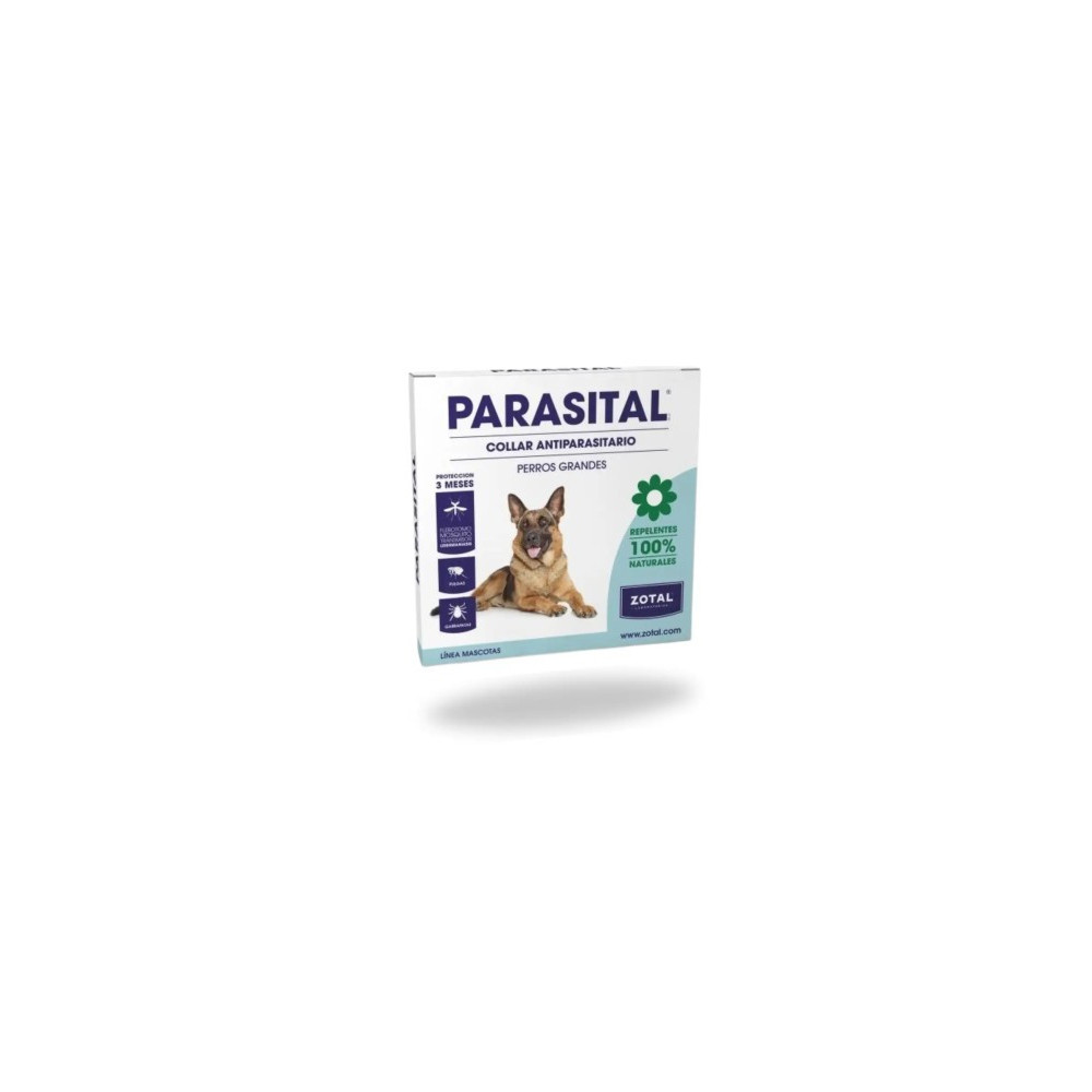 Collar Repelente PARASITAL para Perros Grandes 75cm a partir de 25 kg