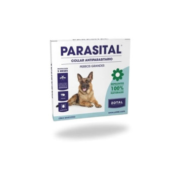 Collar Repelente PARASITAL para Perros Grandes 75cm a partir de 25 kg