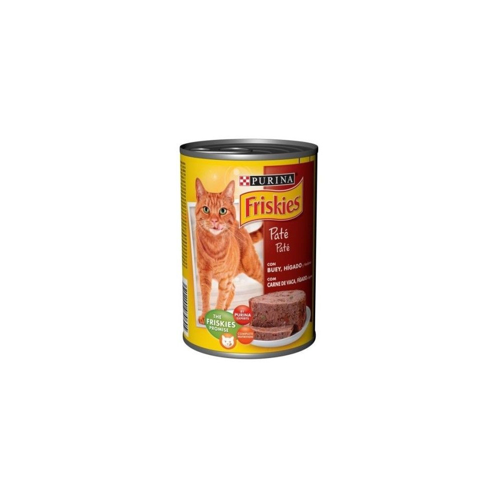 Pack ahorro Comida Humeda para Gato PURINA FRISKIES Buey 24 latas de 400gr