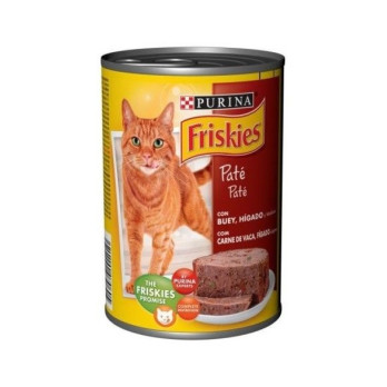 Pack ahorro Comida Humeda para Gato PURINA FRISKIES Buey 24 latas de 400gr