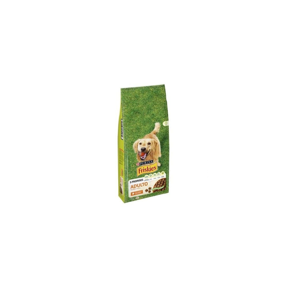 Pienso para Perro Adulto PURINA FRISKIES Ave y Verduras 15kg