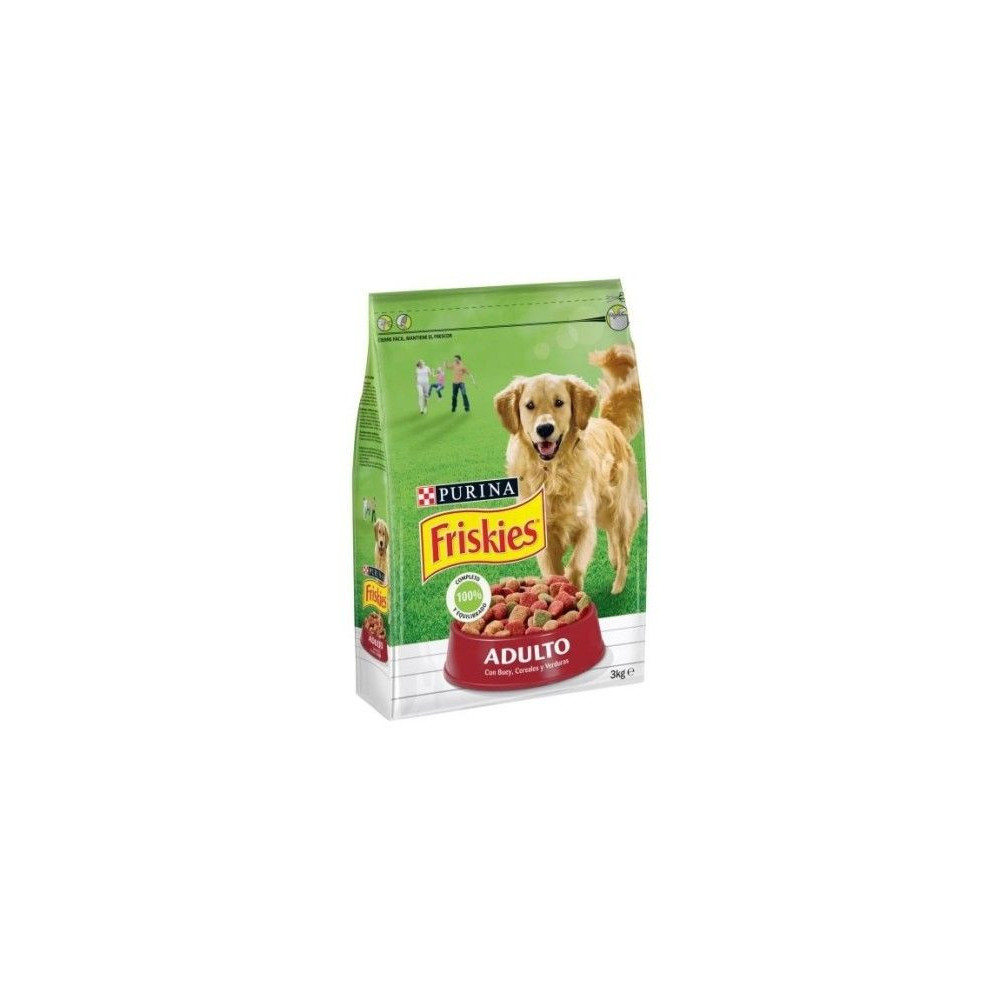 Pienso para perro FRISKIES Buey, ceraeles y verduras 3 kg