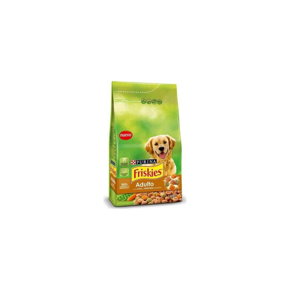 Pienso para perros adultos FRISKIES con ave y verduras bolsa 3 kg