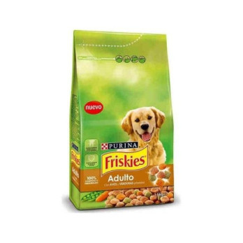 Pienso para perros adultos FRISKIES con ave y verduras bolsa 3 kg