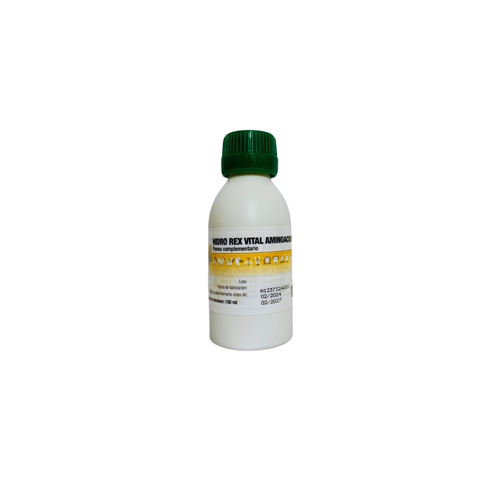Complemento vitamínico HIDRO REX VITAL con aminoácidos 100 ml