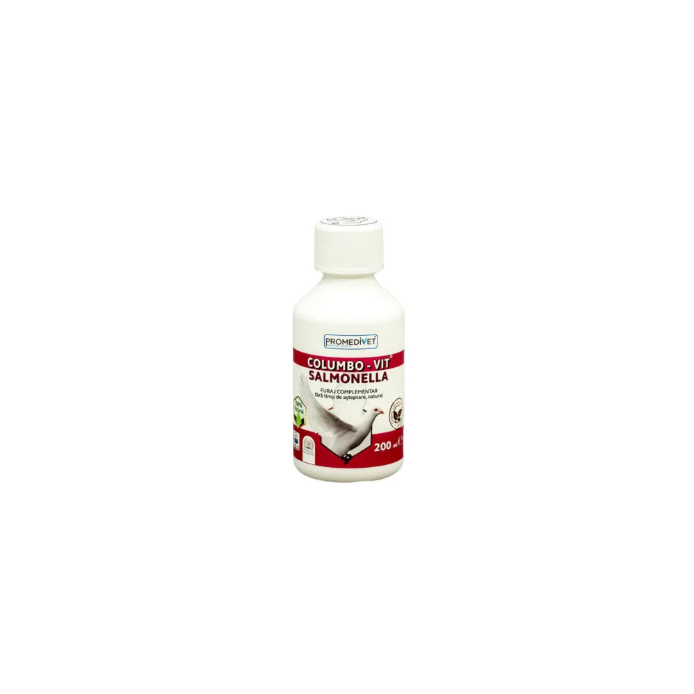 Suplemento Natural Contra Salmonella en Aves COLUMBO VIT 200 ml