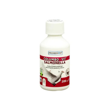 Suplemento Natural Contra Salmonella en Aves COLUMBO VIT 200 ml