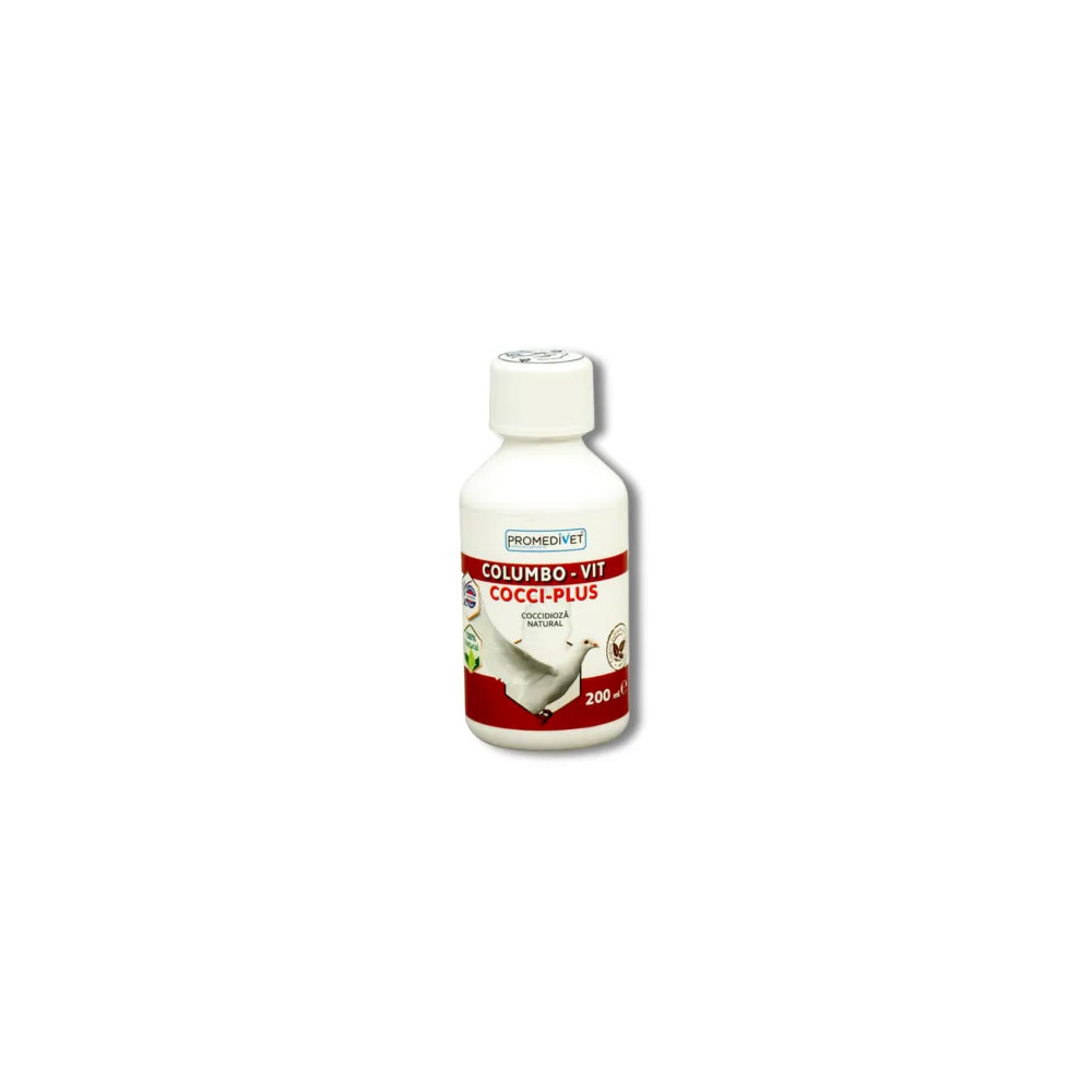 Suplemento Natural Contra Coccidios en Aves Cocci Plus COLUMBO VIT 200 ml