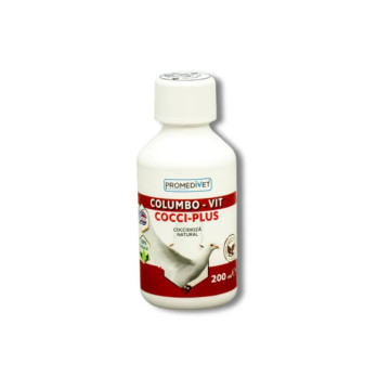 Suplemento Natural Contra Coccidios en Aves Cocci Plus COLUMBO VIT 200 ml