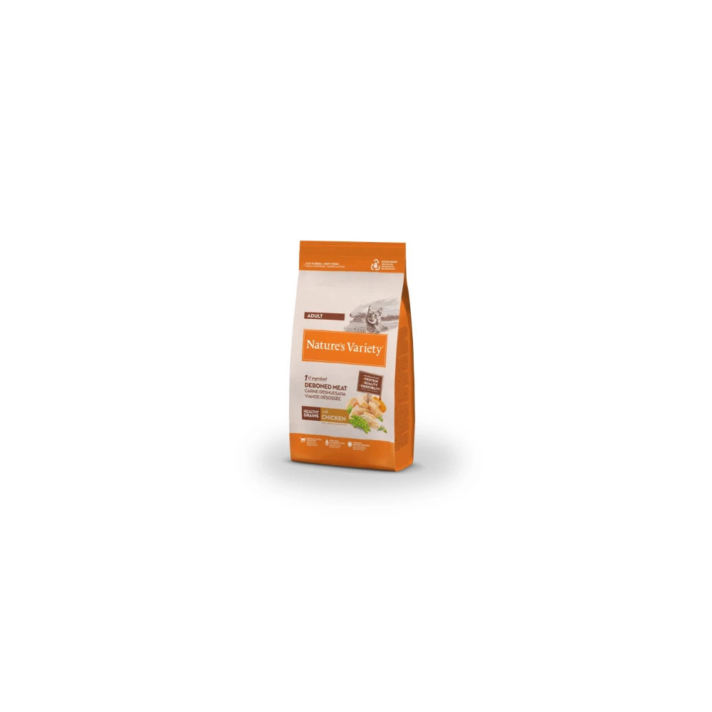 Comida para Gato Adulto NATURES VARIETY Healthy Grain de Pollo 7kg
