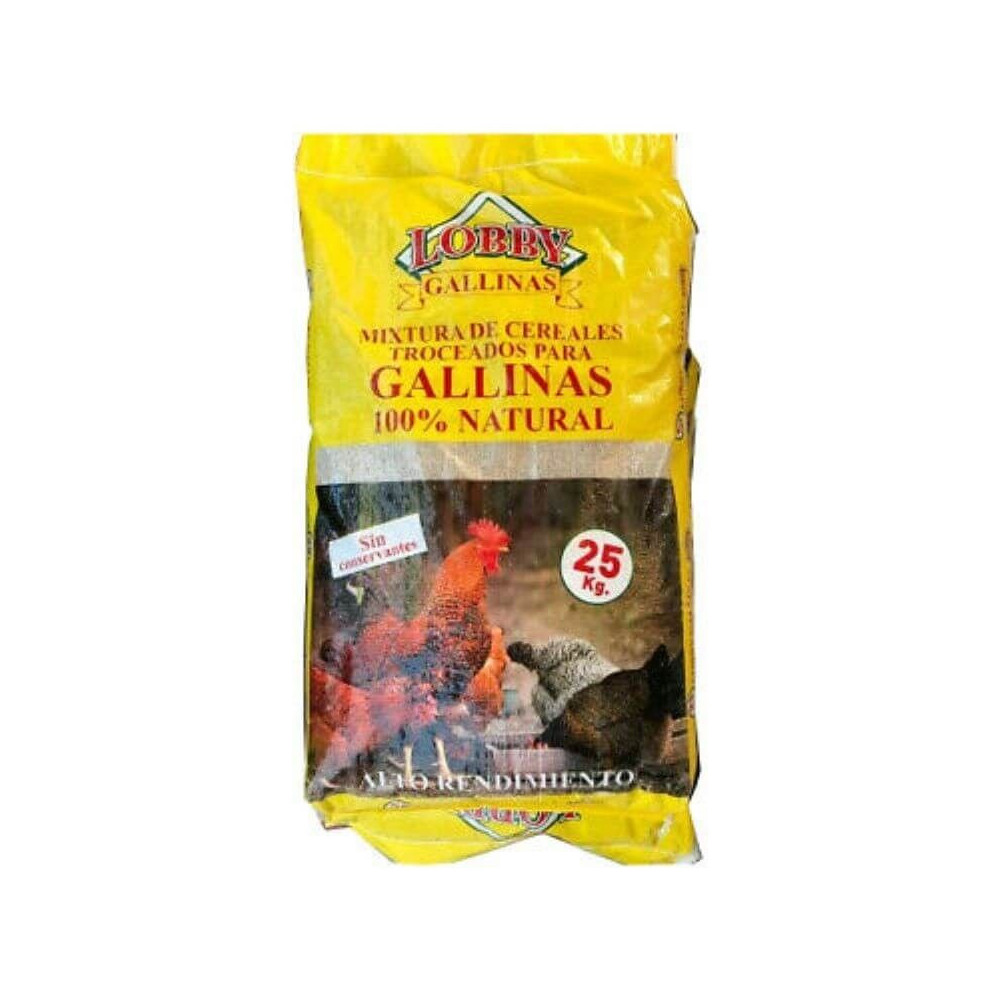 Mixtura de cereales troceados para gallinas, 25kg