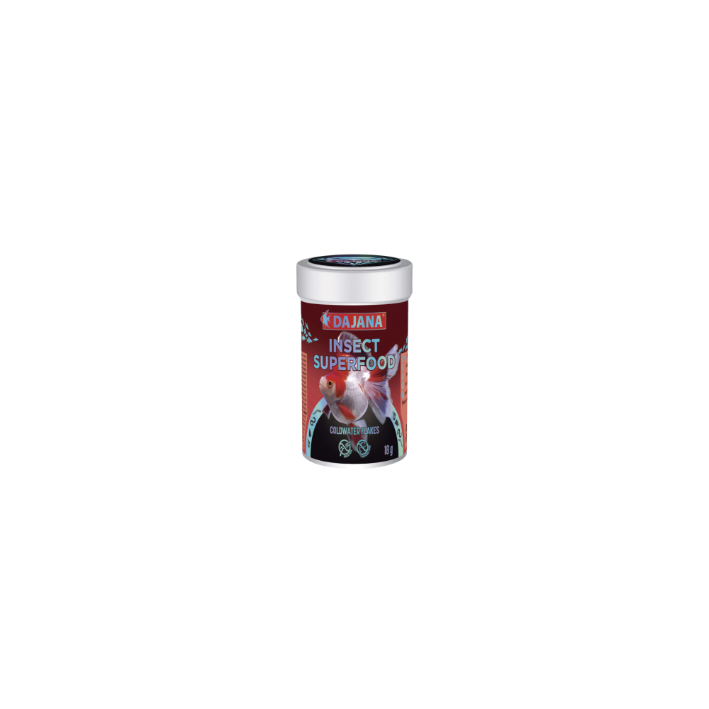 Comida para Peces de Agua Fría DAJANA Escamas Insect Superfood 1 Litro