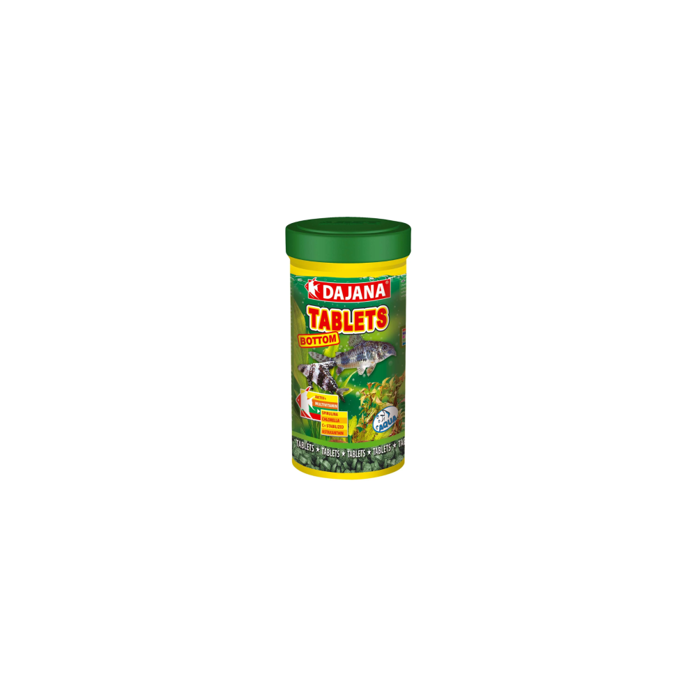 Comida para Peces de Fondo DAJANA Tablets Bottom 100ml