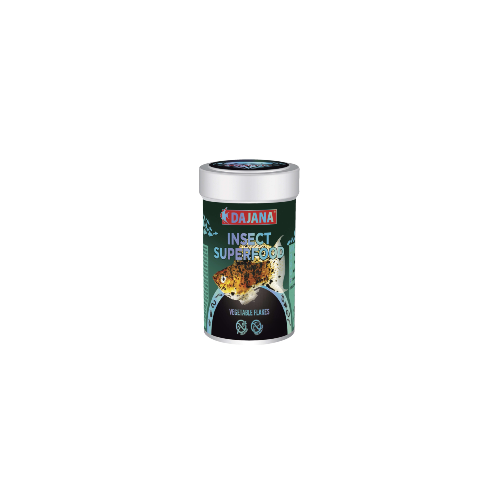 Comida Vegetal para Peces DAJANA Escamas Insect Superfood 250 ml