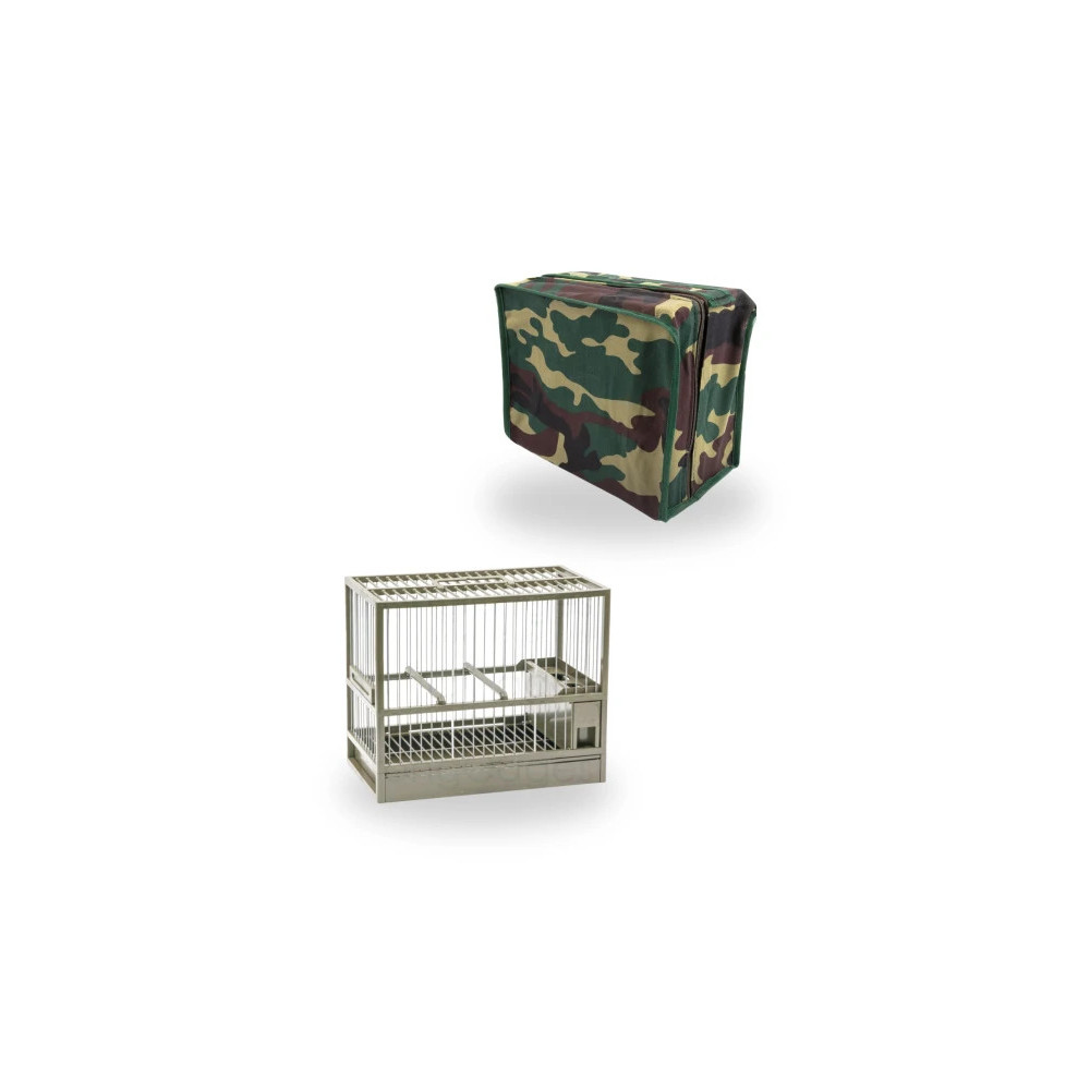Pack Jaula de Silvestrismo C2 Verde + Funda Camuflaje