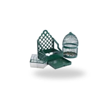 Pack Jaula para Perdiz + Casillero de Plástico Verde | Kit Profesional para Reclamo