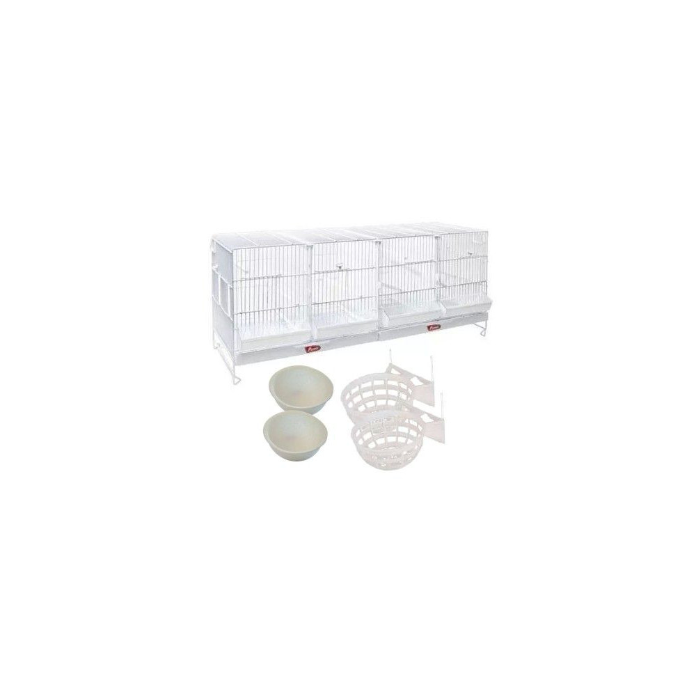 Pack de cría JAULA DE 1 MTO. + COMPLEMENTOS para la cría marca Pedrós