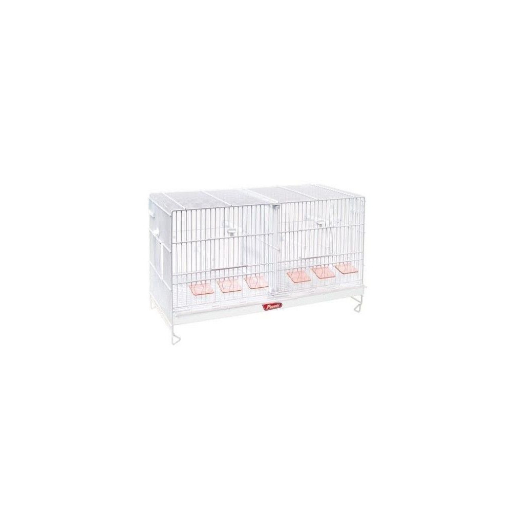 Jaula de Cría NOVA Pedrós Blanca 60 cm | Jaula Profesional Divisible para Aves