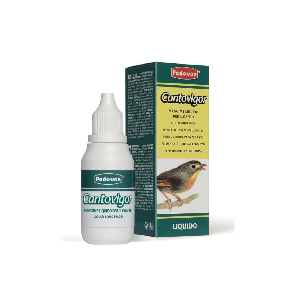 Cantovigor 30 ml – Suplemento vitamínico para aves de jaula