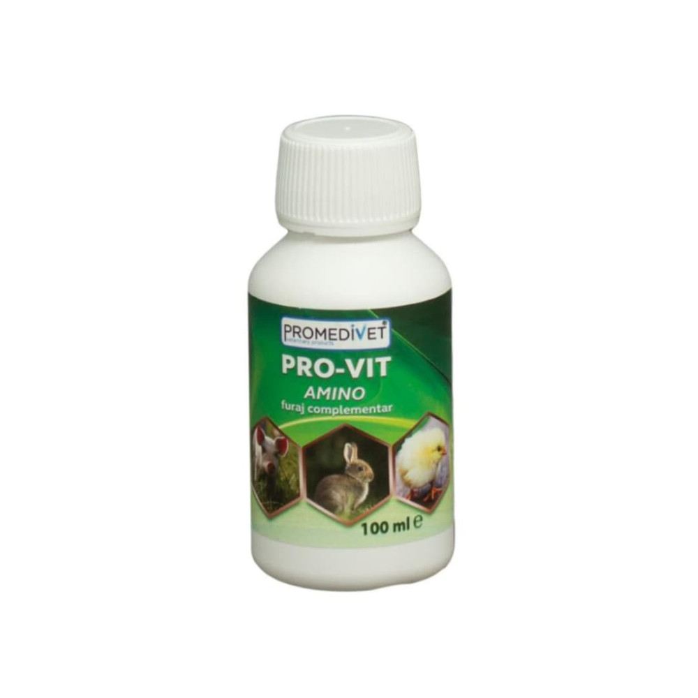 Amino Pro-Vit Vitamina – Vitamina para Gallinas y otros animales. 100 ML