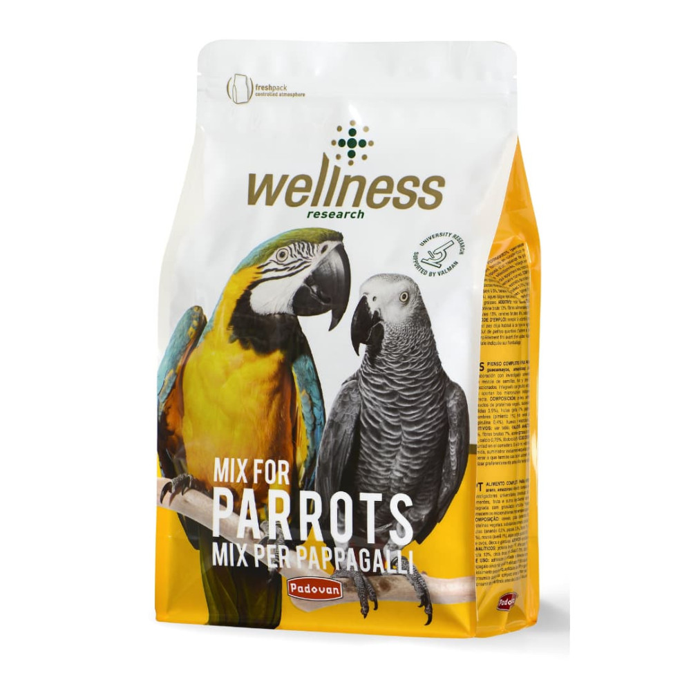 Comida para Papagayos Wellness 2,5 kg PADOVAN