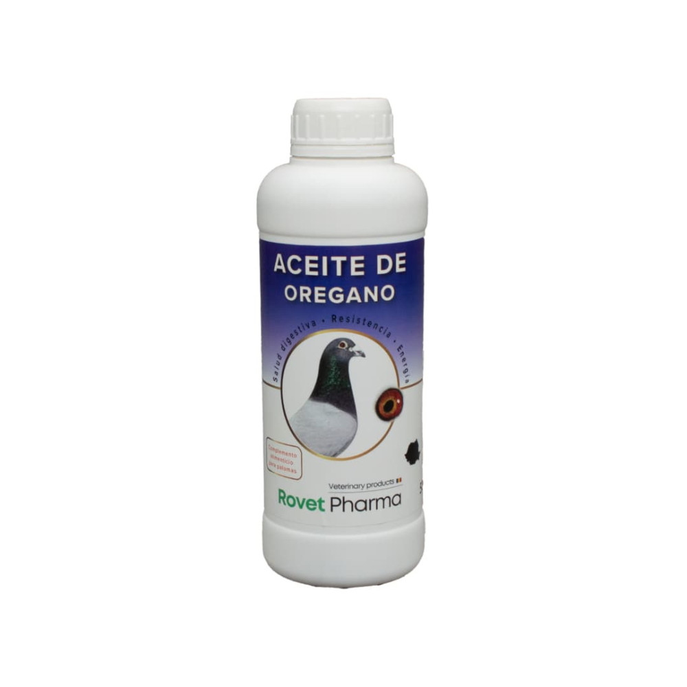 Aceite de Orégano para Palomas 500 ml – Salud Digestiva, Resistencia y Energía