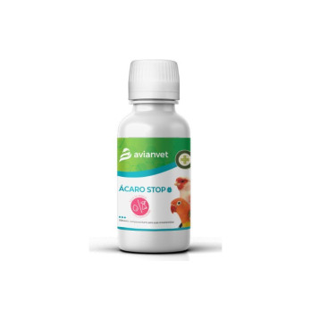 Acaro Stop Avianvet 100 ml | Suplemento Natural para Ácaros Rojos y de las Vías Respiratorias