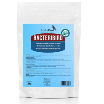 BACTERIBIRD 1,5Kg  (Viricida, Bactericida y Fungicida en polvo)