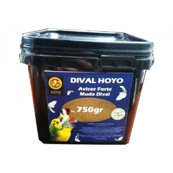 AVICOR FORTE Dival Hoyo MUDA 750 g | Suplemento Vitamínico para un Plumaje Perfecto