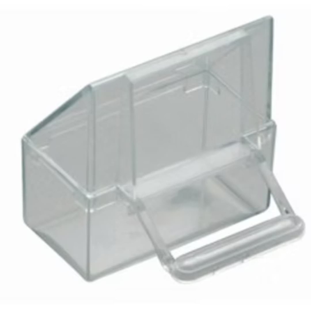 Comedero Externo Transparente 2GR | Recipiente Individual para Jaulas de Aves