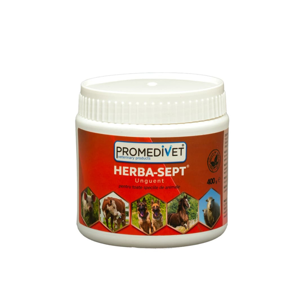 Herba-Sept 400 g | Pomada Antiséptica y Cicatrizante para Gallos y Animales