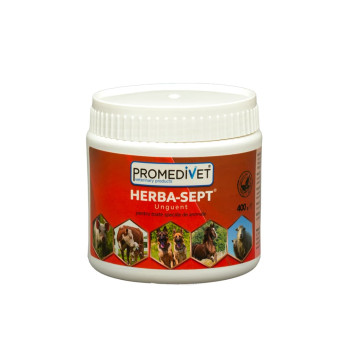 Herba-Sept 400 g | Pomada Antiséptica y Cicatrizante para Gallos y Animales