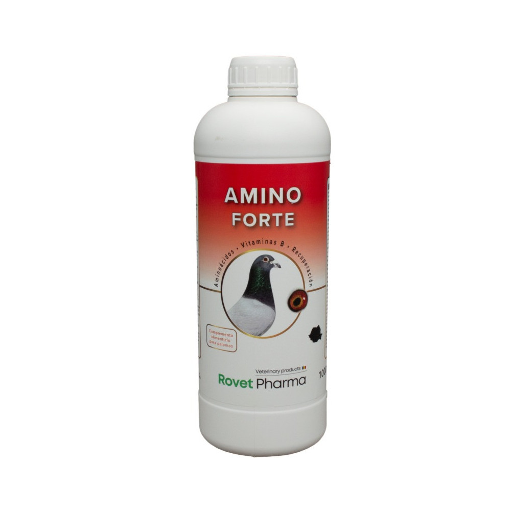 Amino Forte 1 L | Complejo de Vitaminas y Aminoácidos de Alta Concentración para Palomas
