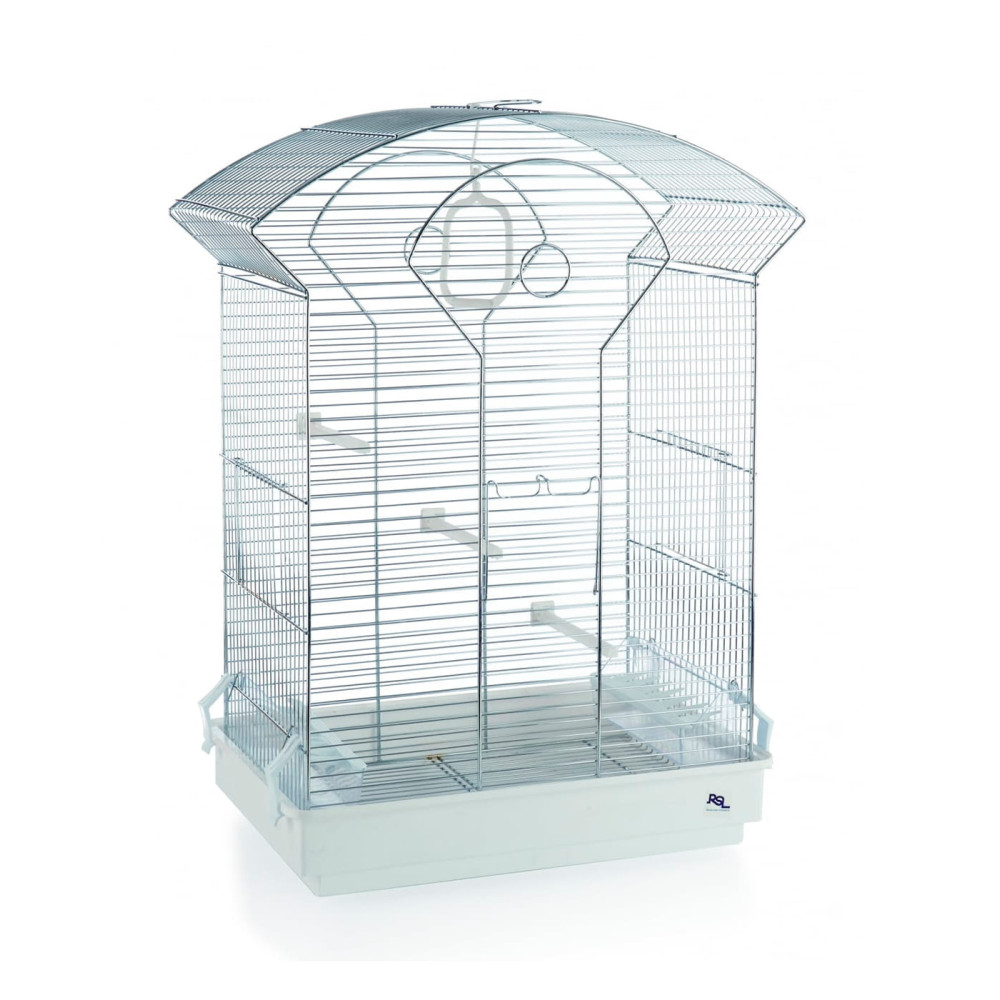 Jaula Abanico 1081 para Exóticos y Canarios | Jaula Decorativa de Diseño Curvo