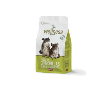 Comida para Chinchillas Wellness Padovan – 1 kg | Mezcla Súper Premium con Heno y Verduras