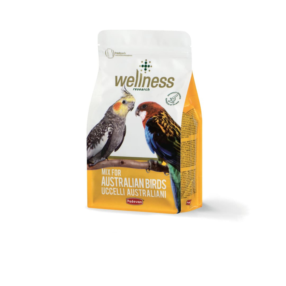 Comida para Periquitos Wellness Padovan – 850 g | Mistura Super Premium com Fruta e Algas