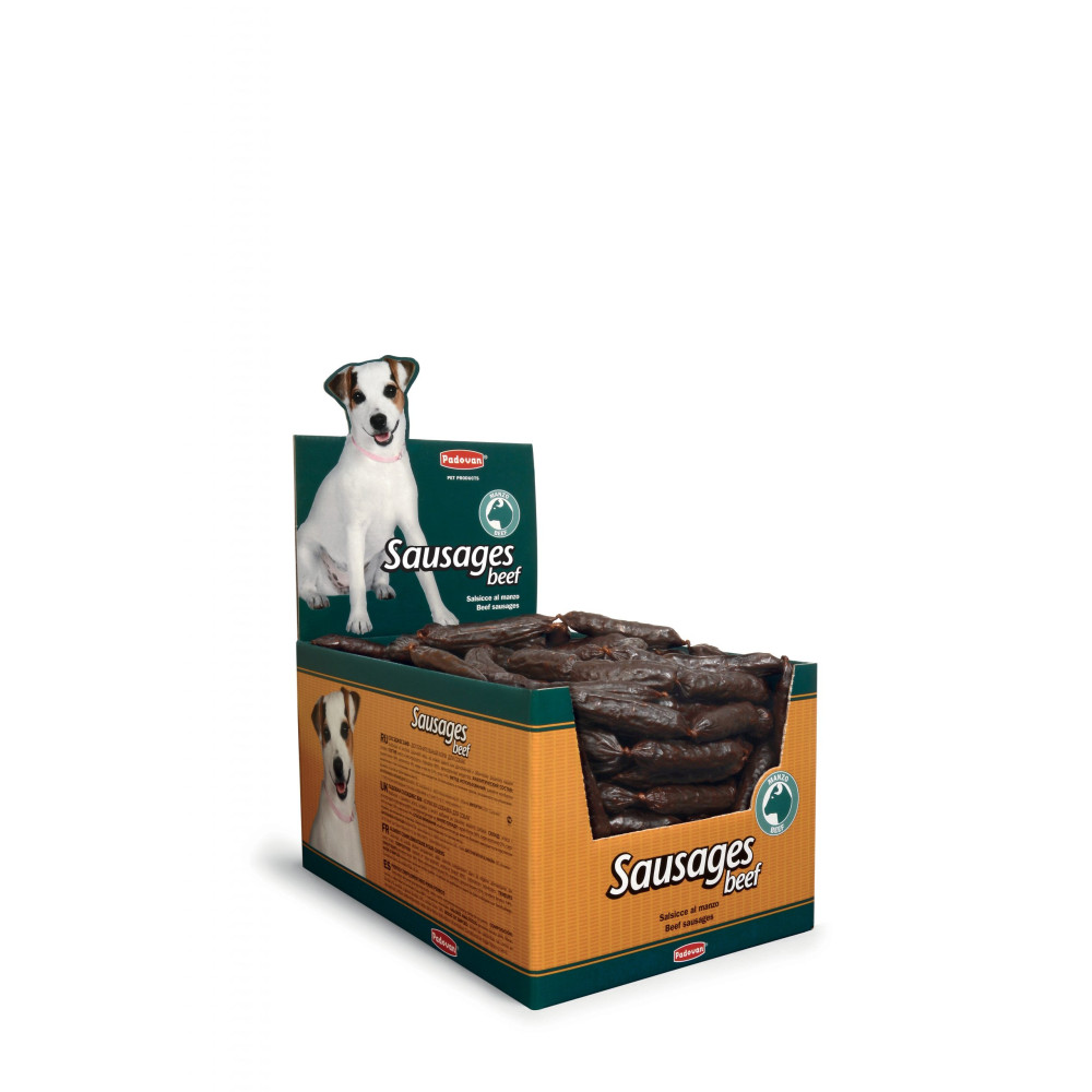 Salchichas Secas de Ternera Sausages Beef para Perros – Snack Natural y Sabroso