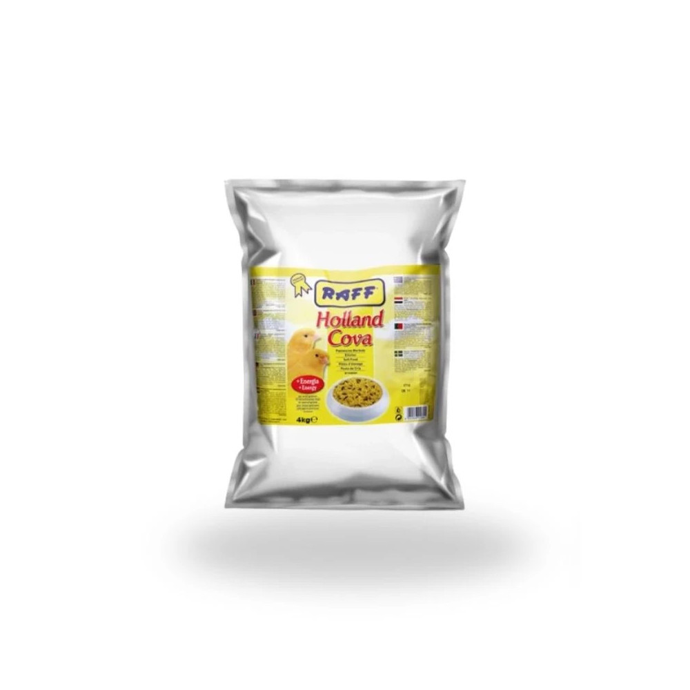 Pasta de Cría RAFF Holland Cova 4 kg | Fórmula Tradicional con Huevo para Aves