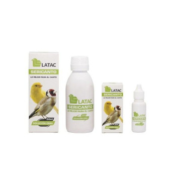 Sericanto LATAC 20 ml | Suplemento para Estimular el Canto y la Vitalidad en Aves