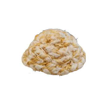 Nido Artesanal de Yute y Algodón para Canarios y Jilgueros 9cm | Calidad Superior