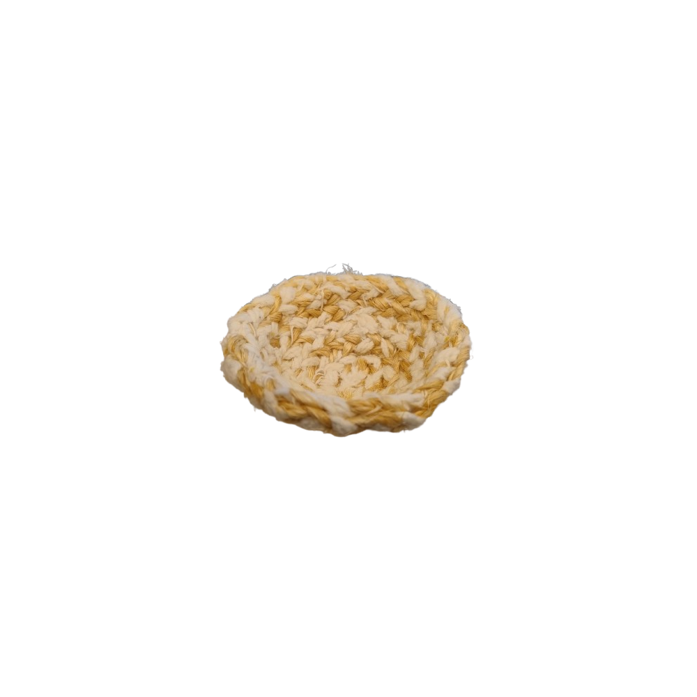 Nido Artesanal de Yute y Algodón para Canarios y Jilgueros 9cm | Calidad Superior
