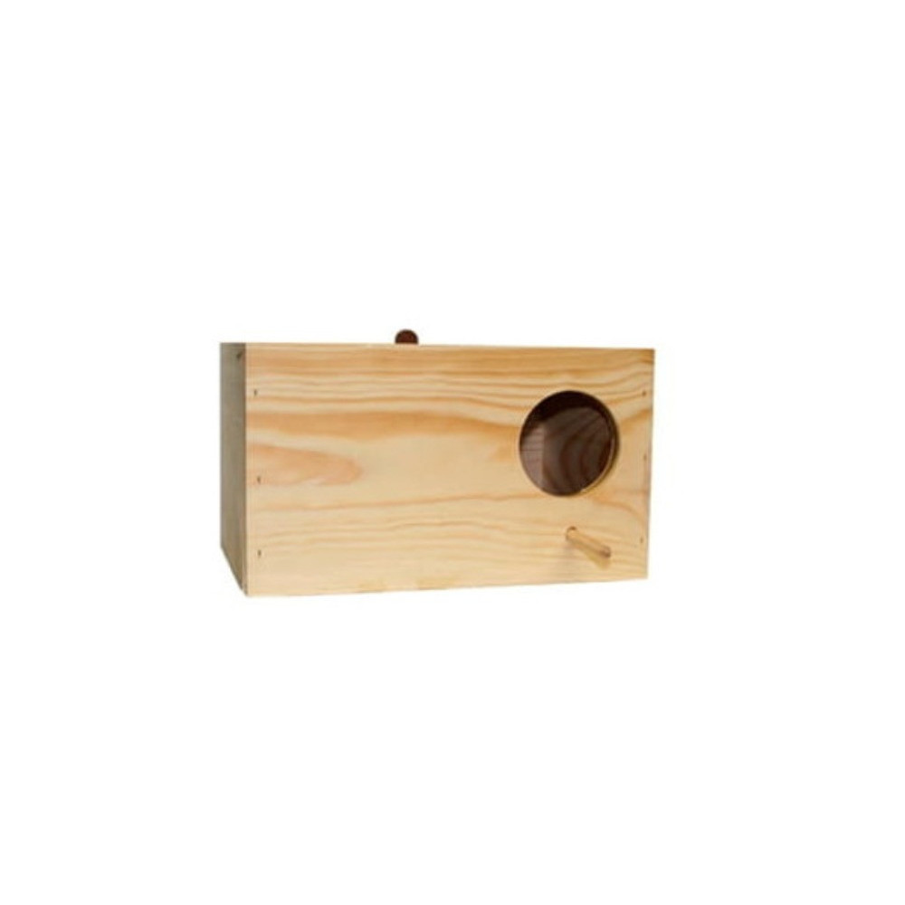 Nido de Madera para Ninfa Horizontal | Refugio de Cría Espacioso y Confortable