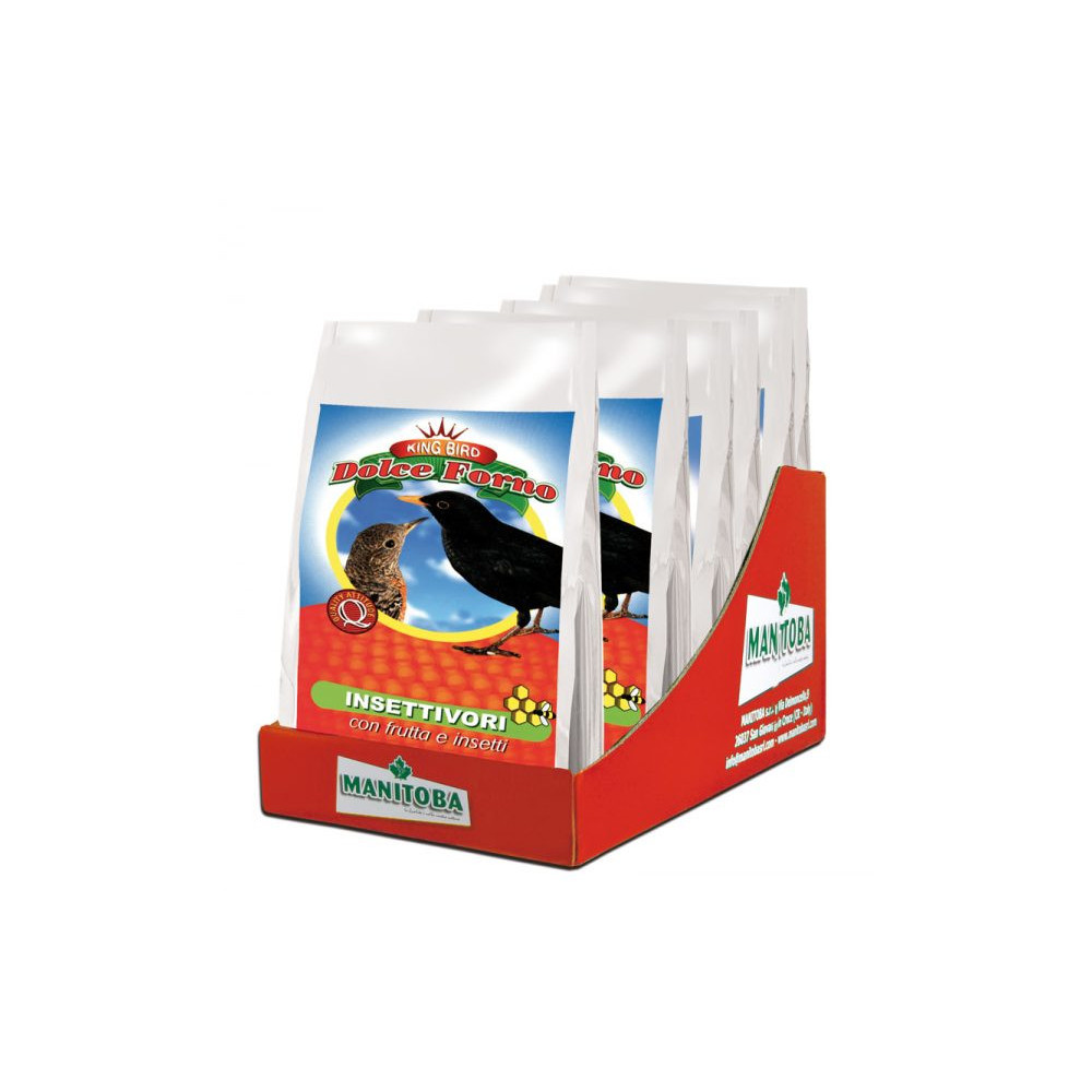 Manitoba Red Insettivori 1 kg | Alimento Completo para Aves Insectívoras