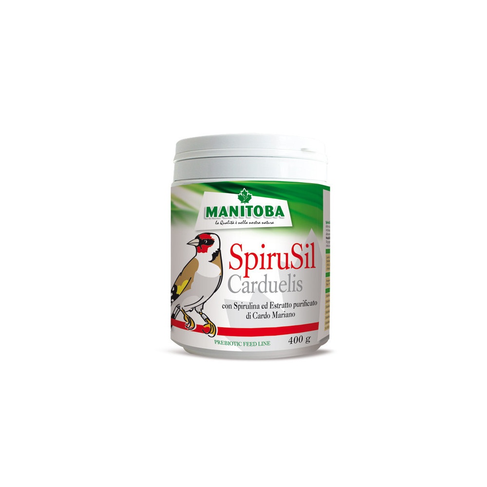 Manitoba Espirusil Carduelis 400 g | Suplemento con Espirulina para Jilgueros