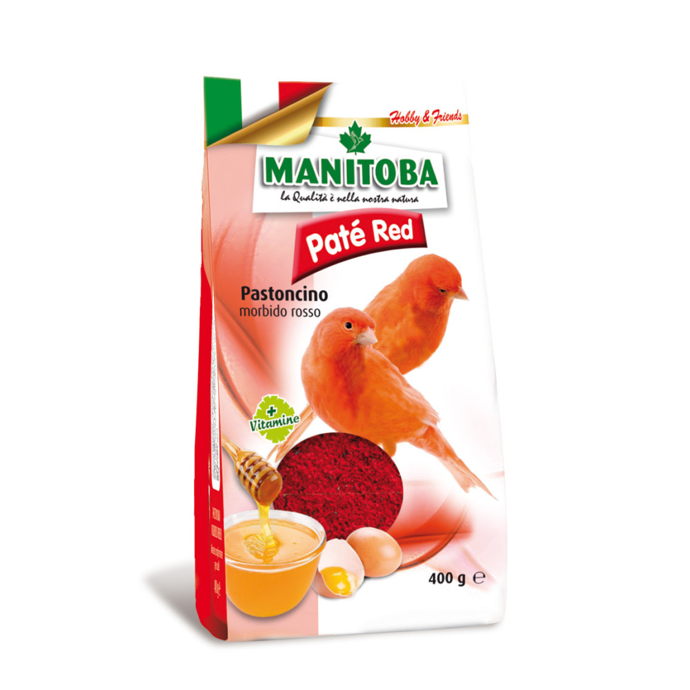 Manitoba Paté Red 1 kg | Pasta de Cría Roja con Colorantes Naturales