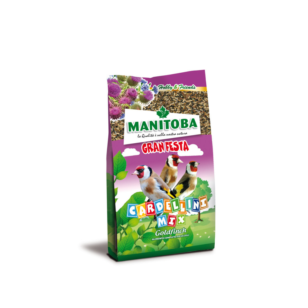 Manitoba Gran Festa Cardellini Mix 500 g | Alimento Completo para Jilgueros