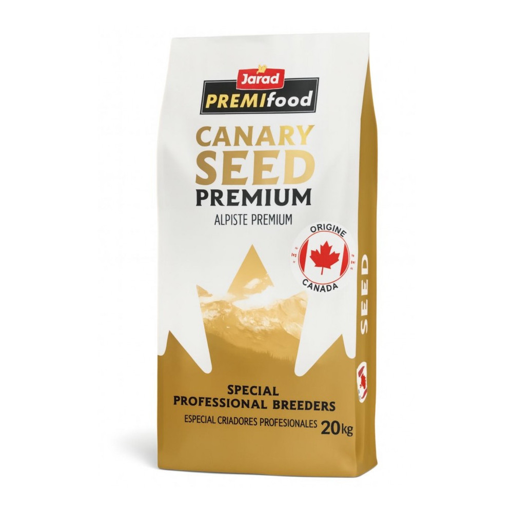 Alpiste Canadá Premium Premifood Jarad 20 kg | Formato Ahorro para Profesionales